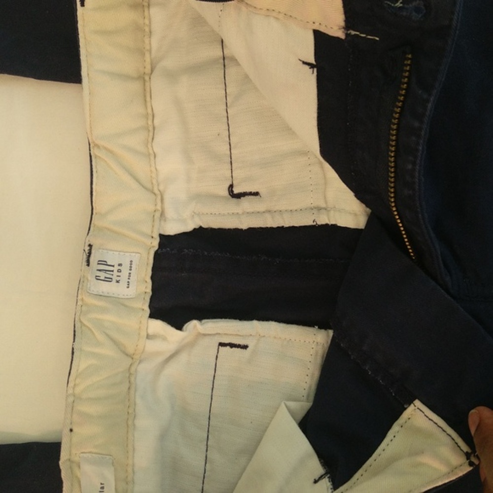 GAP Kids Navy Casual Pants Boys Size 14 Regular - Picture 2 of 12